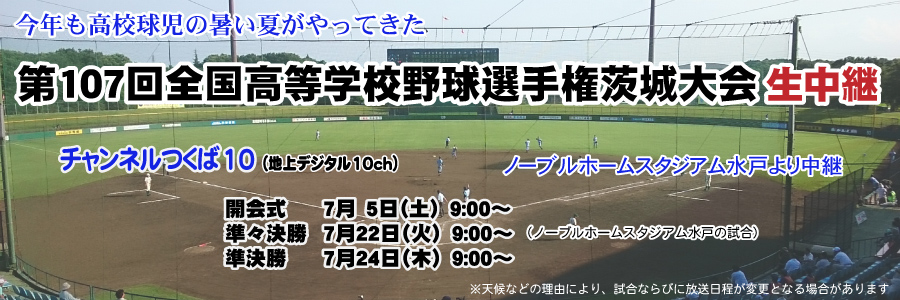 第107回全国高等学校野球選手権茨城大会
